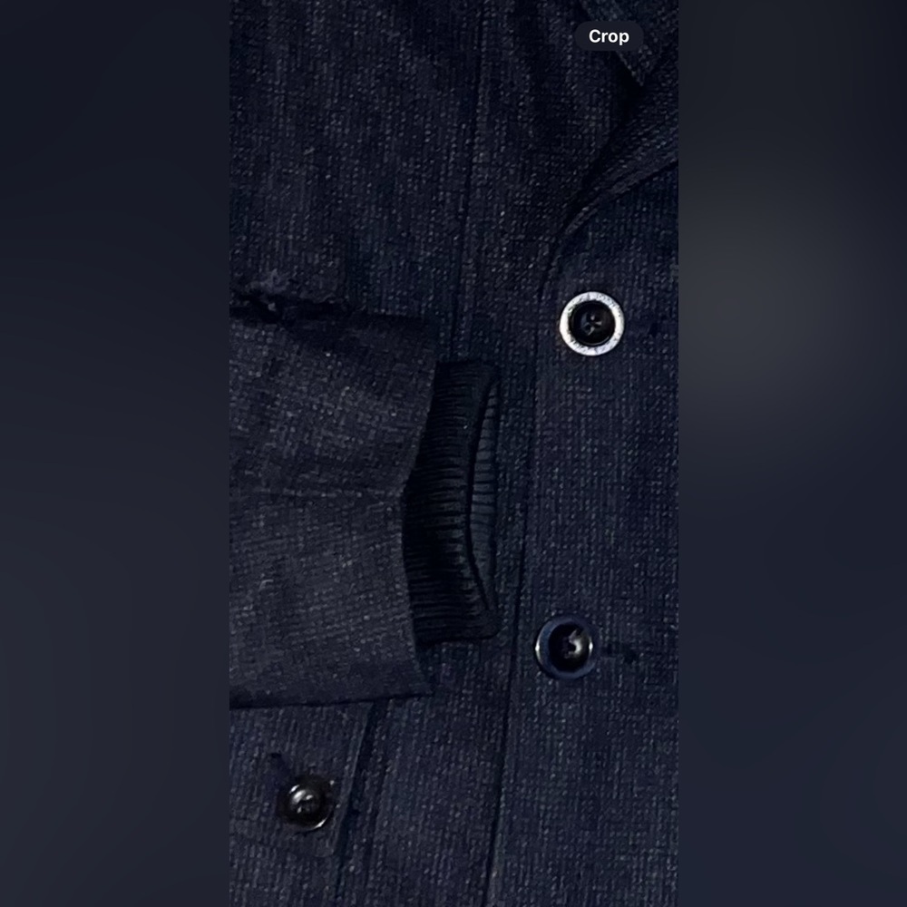 Jack&Jones Romeo WoolCoat -fully lined -detail!-heavy-pockets-EUC-Sz L 😍… - Picture 11 of 15